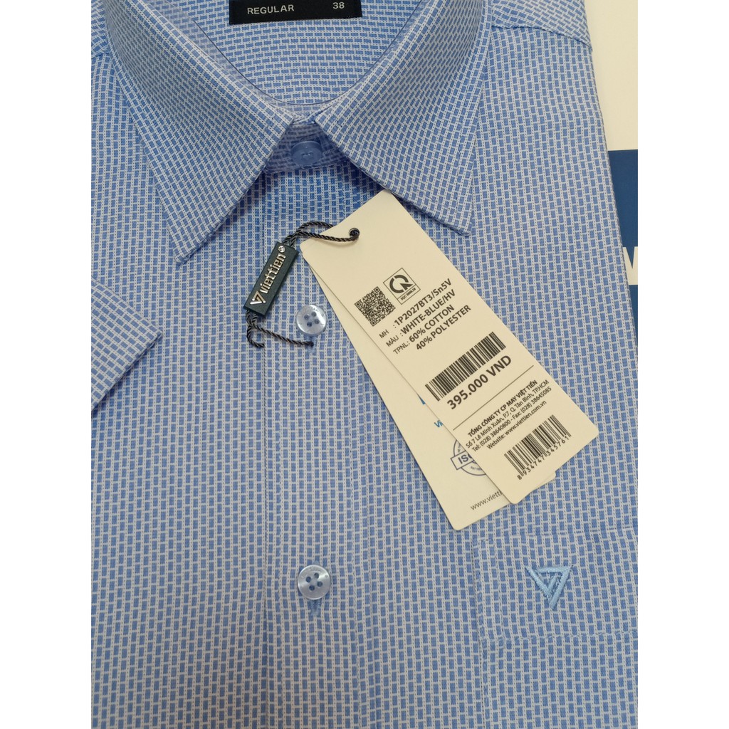 Áo sơ mi cộc tay Việt Tiến 2027 | BigBuy360 - bigbuy360.vn