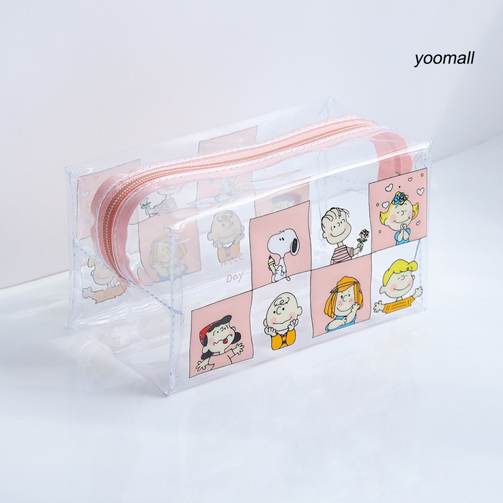 [Hàng mới về] Túi đựng mỹ phẩm du lịch cỡ lớn chống thấm nước in họa tiết hoạt hình