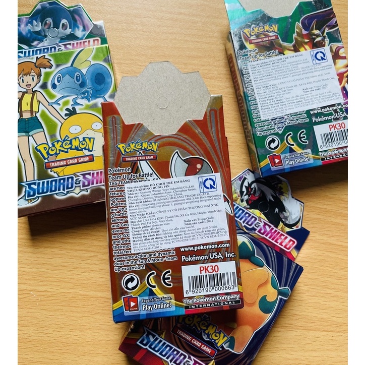 [GIÁ ƯU ĐÃI] Bộ Thẻ Bài Pokemon Hộp 25 Lá Siêu Ngầu Dành Cho Các Bé Từ 6 Tuổi