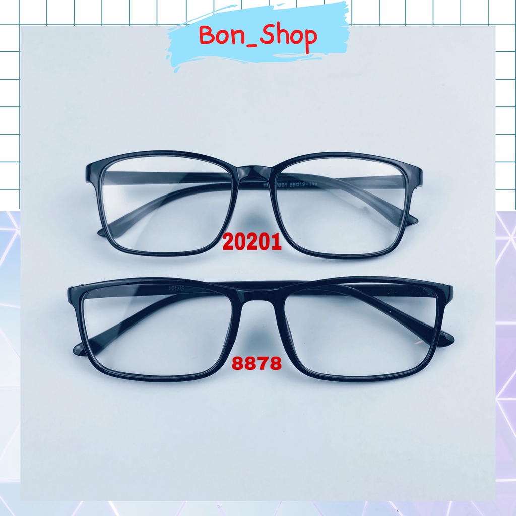 Kính giả cận Hàn Quốc gọng nhựa siêu xinh 8878_Bon Shop