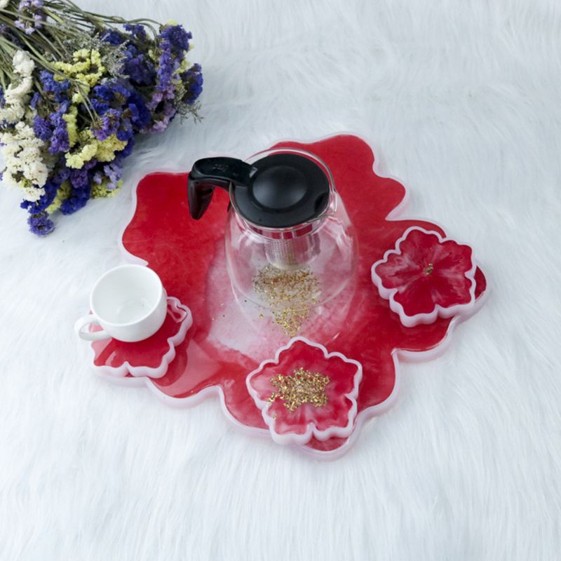 Khuôn Silicone Hình Bông Hoa Làm Đồ Thủ Công DIY