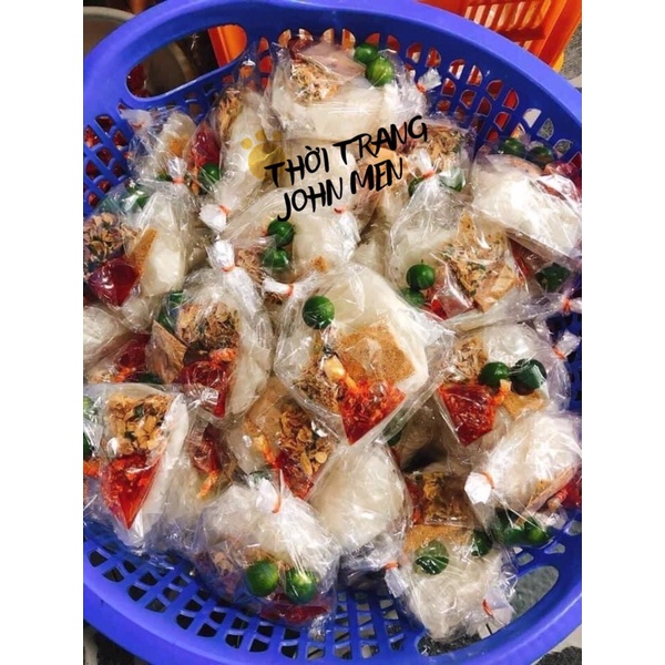 BÁNH TRÁNG CHAY LAC VỪNG - KÈM SỐT VÀ QUẤT