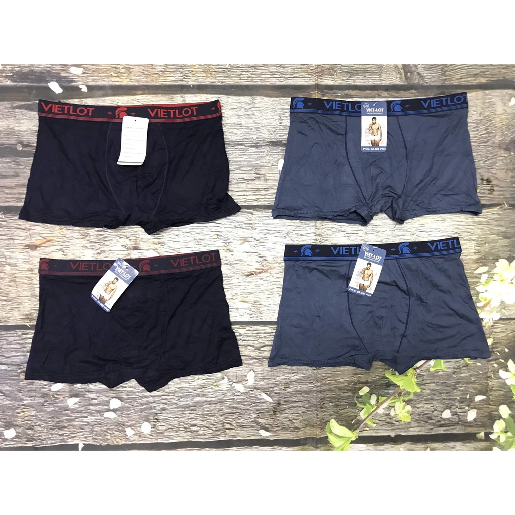 Quần lót, sịp nam cotton đùi, xì boxer vietlot hàng Việt Nam cao cấp, Leblur
