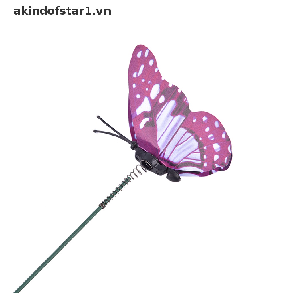 15 Cọc trang trí bươm bướm nhân tạo trang trí sân vườn