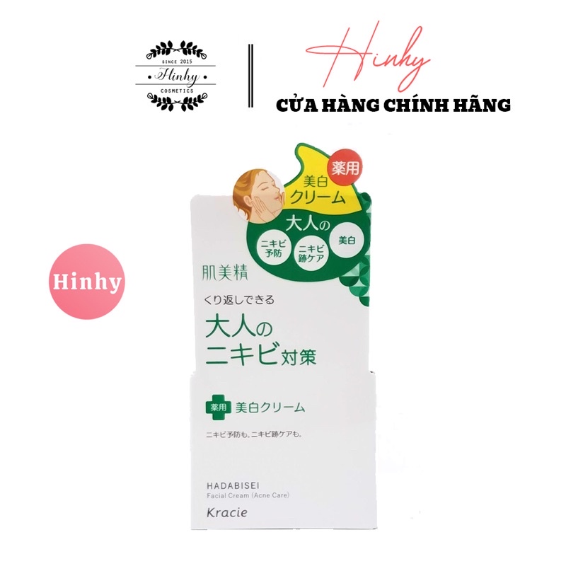 Kem Dưỡng Da Mụn Kracie Hadabisei Facial Cream (Acne Care)