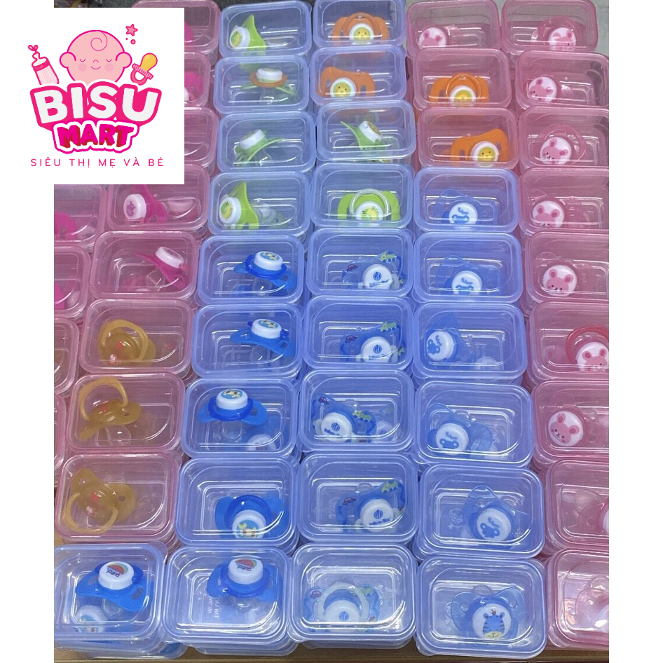 Núm ti giả, Ty ngậm dẹp silicon cho bé PAPPI Thailand ( MẪU MỚI)