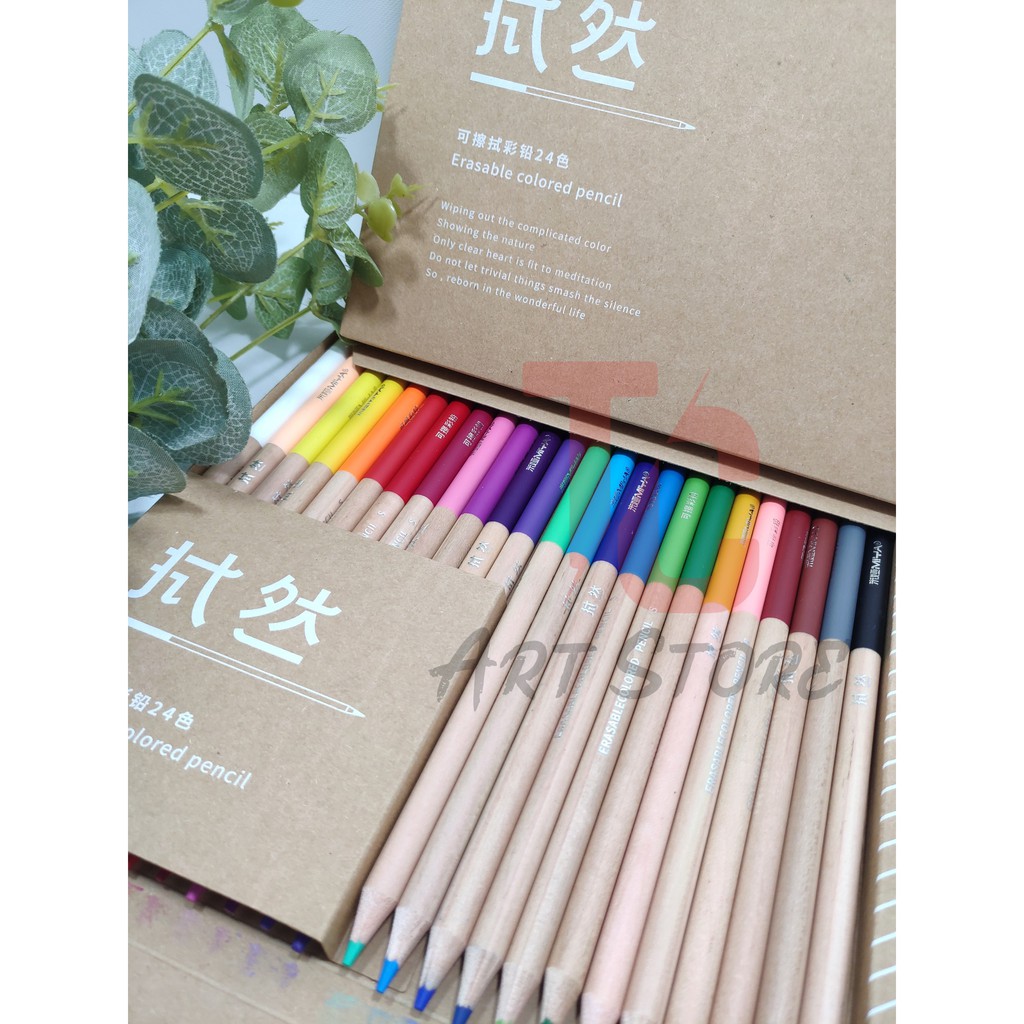 Màu chì Miya Erasable Coloured Pencil (set 24/36/48)