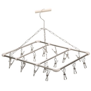 Móc phơi quần áo inox 304 - 20 kẹp