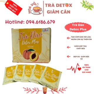 Trà đào detox plus 💥 cam kết chính hãng 💥