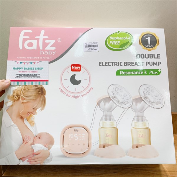 MÁY HÚT SỮA ĐIỆN ĐÔI FATZ BABY - RESONANCE 3 PLUS- FB1161VN