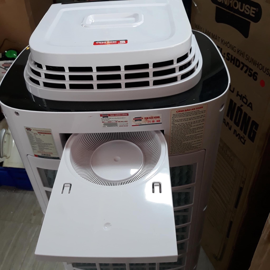 Quạt điều hòa Sunhouse SHD7738 có lọc không khí và bắt muỗi 175W phòng 40m2 - Hàng trưng bày bảo hành chính hãng