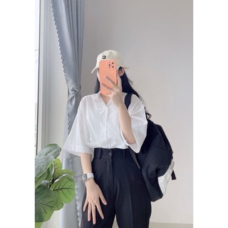 SƠ MI TRƠN TRẮNG TAY LỠ