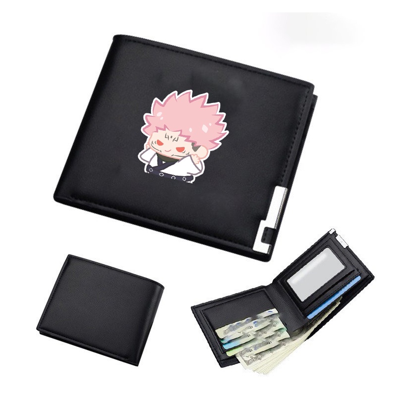Ví da cầm tay nam nữ IN HÌNH JUJUTSU KAISEN VER TẬP THỂ DỤC anime chibi xinh xắn thời trang