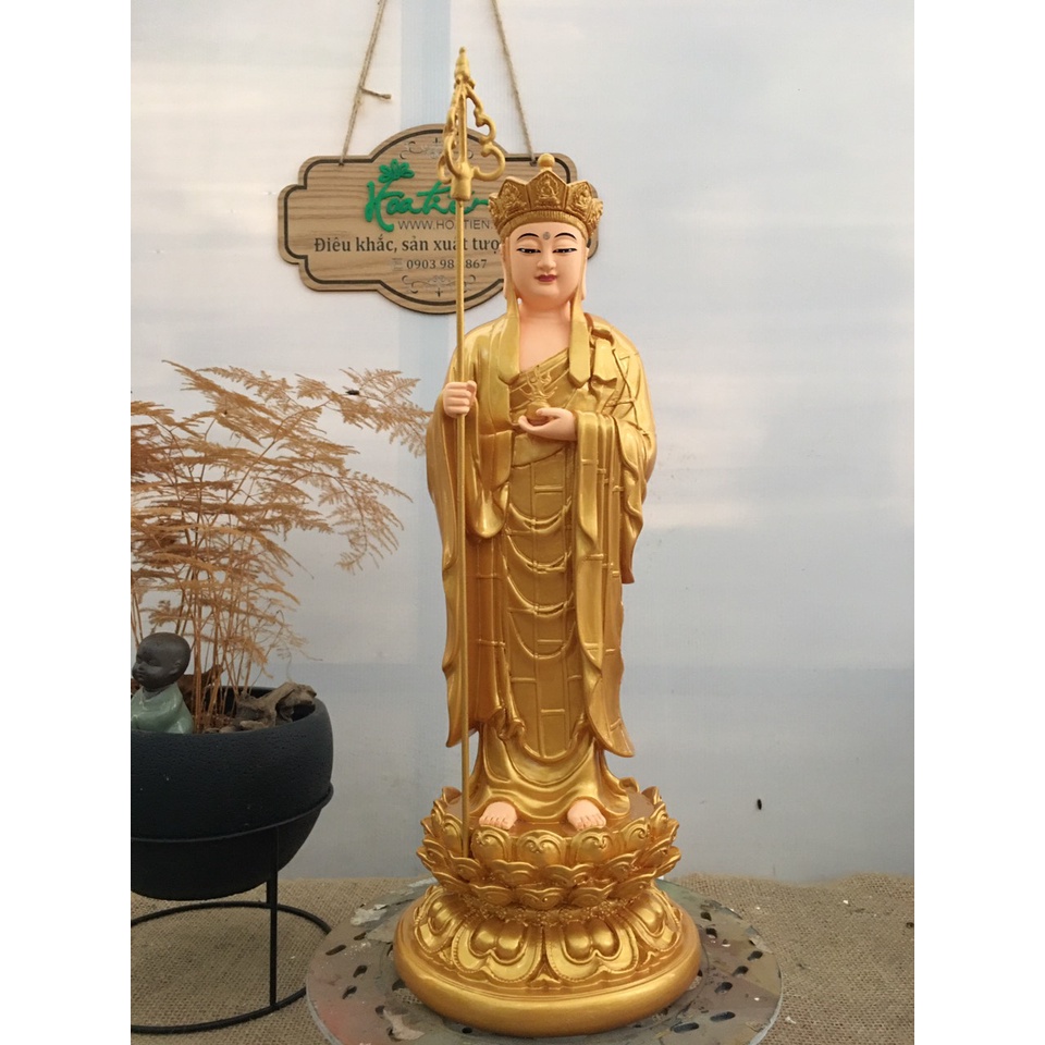 Tượng phật Địa Tạng ngồi 30cm /đứng 38cm