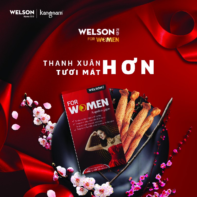 Welson For Women Cải Thiện Nội Tiết Tố Nữ 60 Viên