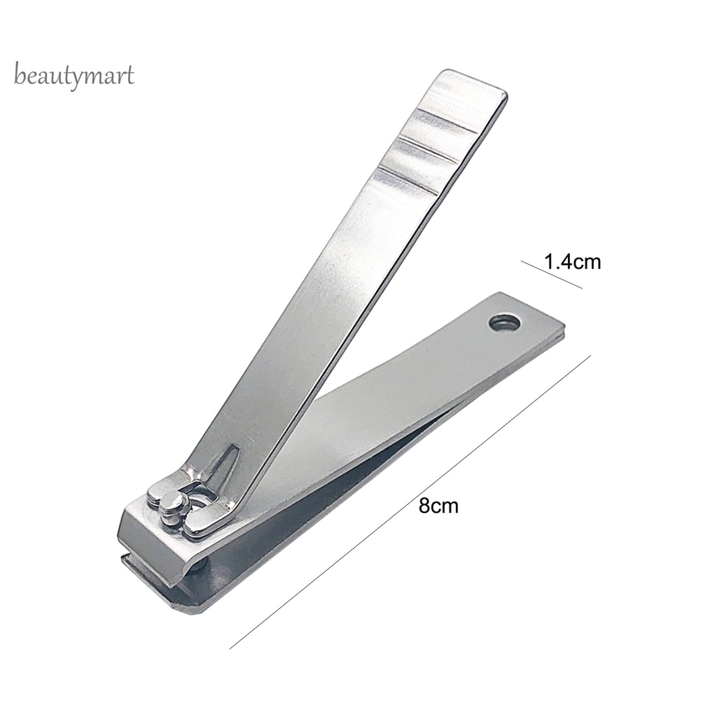 [Hàng mới về] Đồ bấm móng tay miệng phẳng bằng thép không gỉ đơn giản tiện lợi