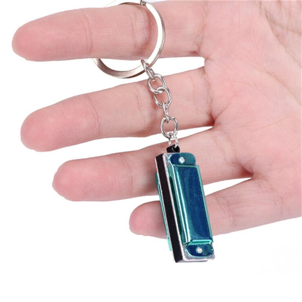 LILYES Kèn Harmonica 3.6 * 1.2 * 0.8cm Có Móc Khóa Giá Đỡ
