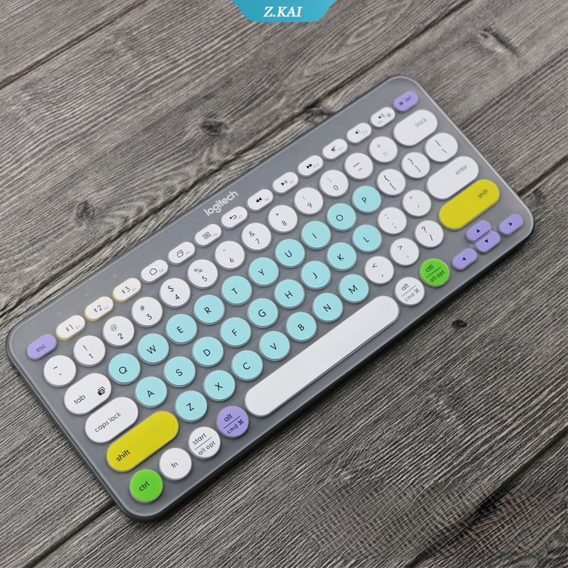 Vỏ Bọc Bàn Phím Màu Gradient Chống Thấm Nước Cho Logitech K380