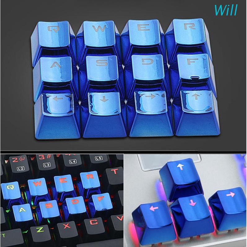 Nút Bàn Phím Cơ Chơi Game Bằng Kim Loại PBT 12 Phím