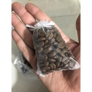 Túi hạt cà phê Robusta treo xe / túi thơm hạt cà phê hạt rang khử mùi 40-50gram.