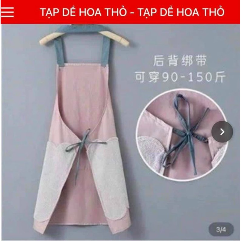 TẠP dề HOA THỎ,