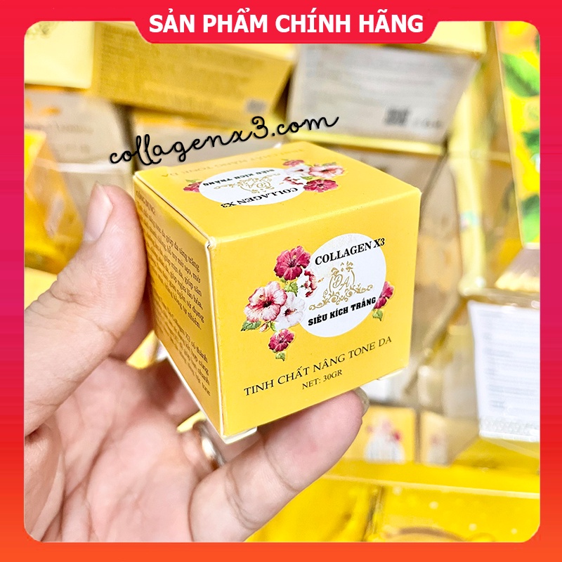 Kích Trắng Collagen X3 chính hãng Mỹ Phẩm Đông Anh - Dùng chung với Kem Body Colagen X3 Luxury