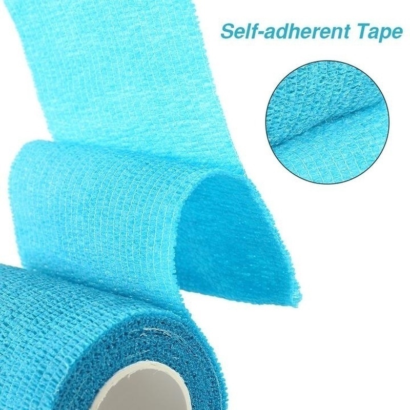 1 Cuộn Băng Quấn Bảo Vệ Cổ Tay Tự Dính 4.5m Bằng Vải Không Dệt Thoáng Khí Hỗ Trợ Giảm Đau Khi Chơi Thể Thao