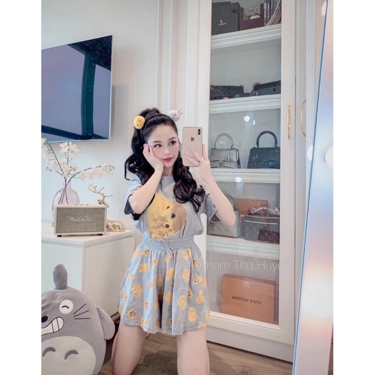[Ảnh Thật] Set Đồ Nữ Set Đùi Gấu Cotton Siêu Xinh | BigBuy360 - bigbuy360.vn