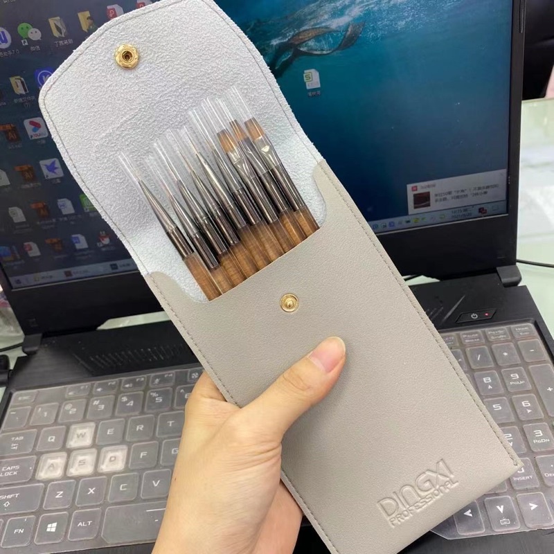 ví đựng cọ bút nail