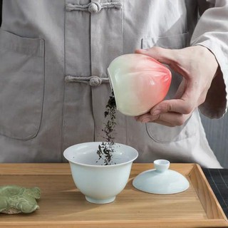 Hũ đựng trà quả đào