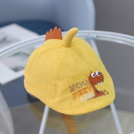 Nón bere khủng long vàng