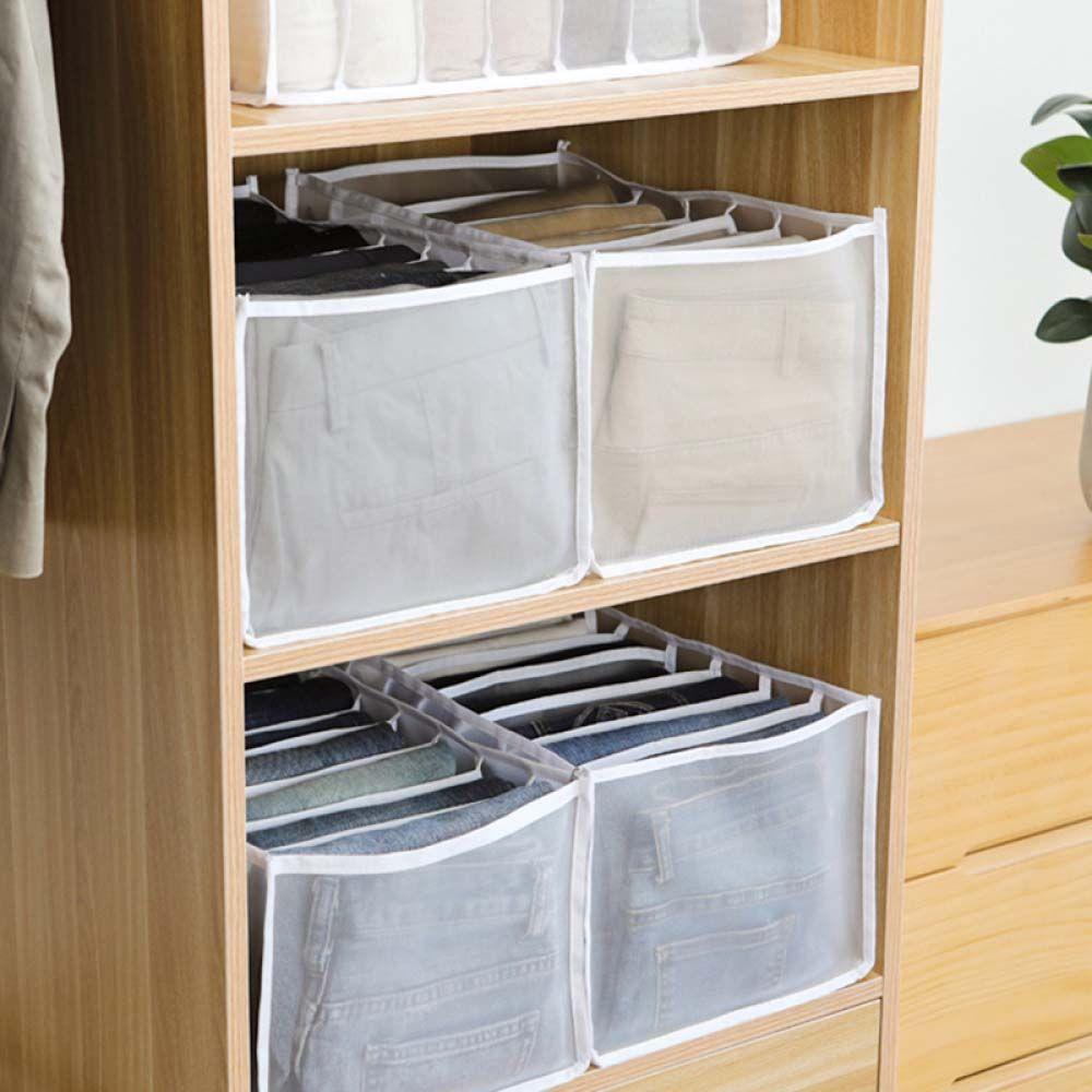 SJJL Hộp Đựng Quần Áo Có Thể Gấp Gọn Tiện Dụng Cho Tủ Quần Áo
