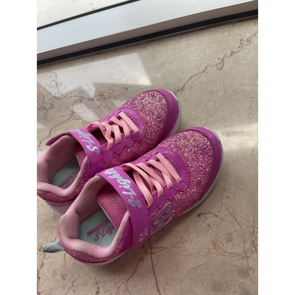 🇺🇸Giày thể thao  hiệu Sketchers  có đèn cho bé gái size 36 🇺🇸