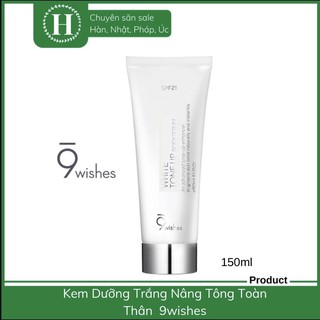 [Duty Free] Kem Dưỡng Trắng Nâng Tông Toàn Thân - 9wishes White Tone Up Body Serum SPF21 150ml