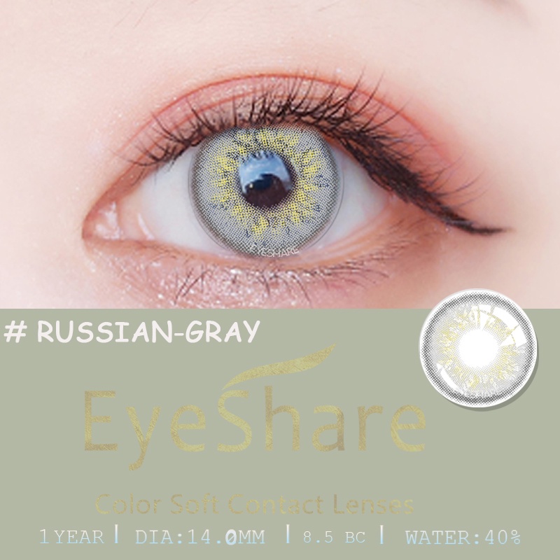 EYESHARE Cặp kính áp tròng dòng DAWNFOG/ OCEAN/ RUSSIAN mềm mại sang trọng với nhiều màu tùy chọn hợp thời trang