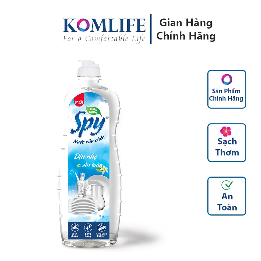 Nước rửa chén bát SPY thiên nhiên 380ml
