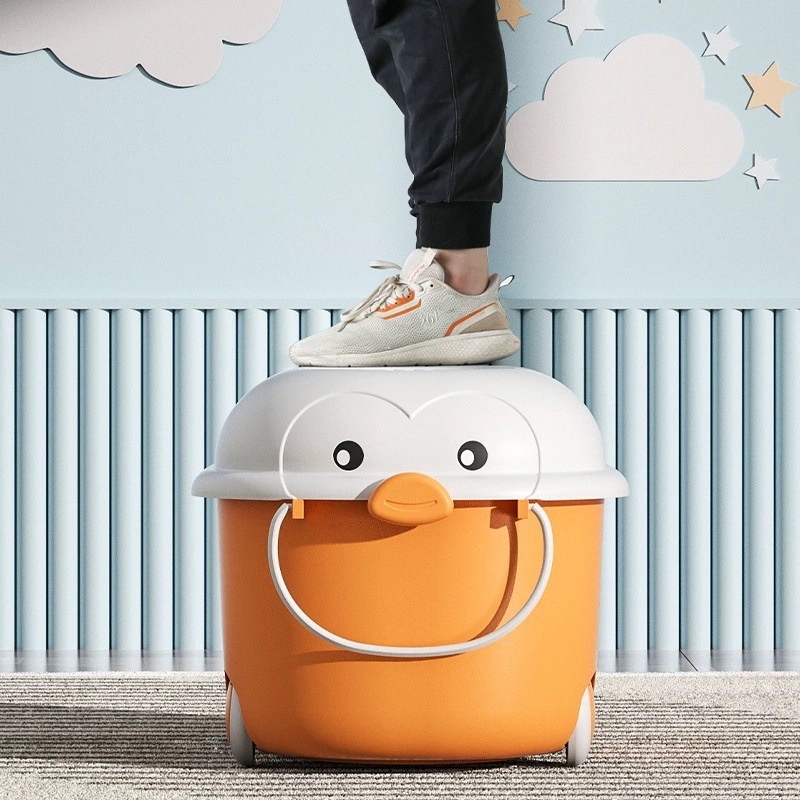 Thùng đựng đồ chơi có bánh xe hình thú size -XQY85