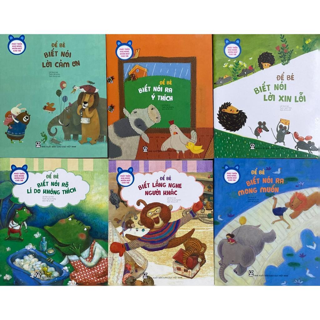 Sách - Combo 6 cuốn Phát Triển Khả Năng Ngôn Ngữ Cho Trẻ