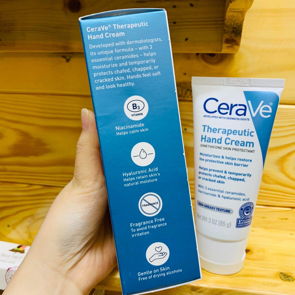 Kem dưỡng da tay CeraVe Therapeutic Hand Cream (85g) | BigBuy360 - bigbuy360.vn