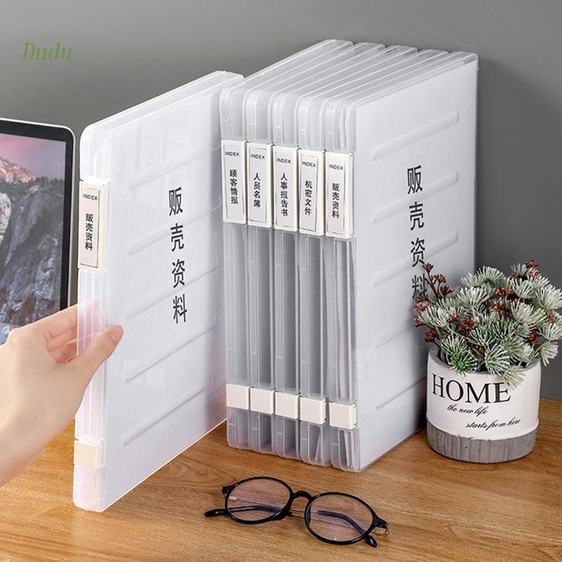 Hộp Nhựa Trong Suốt Đựng Tài Liệu Khổ A4 Kích Thước 12X9 Inch