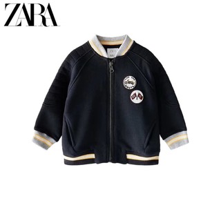 Áo bomber Zara BT logo lá cờ