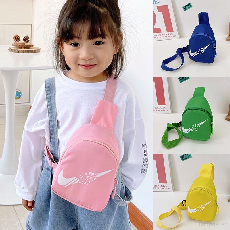 Túi Đeo Chéo Ngực Nhỏ Gọn Nhẹ In Họa Tiết Màu Sắc Phong Cách Thể Thao Thời Trang Cho Bé Trai