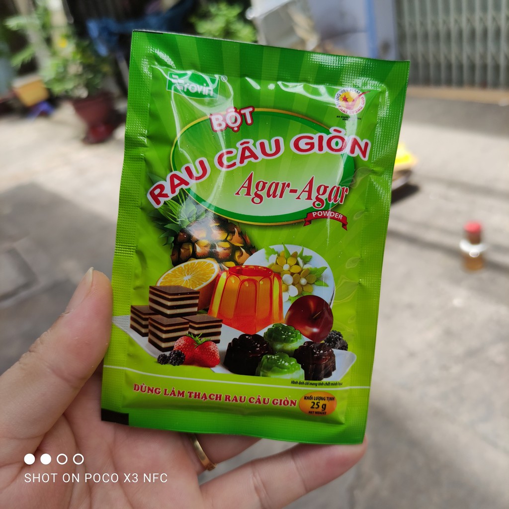 Bột rau câu dẻo, agar, sương sáo, quy linh cao, sương sa các loại