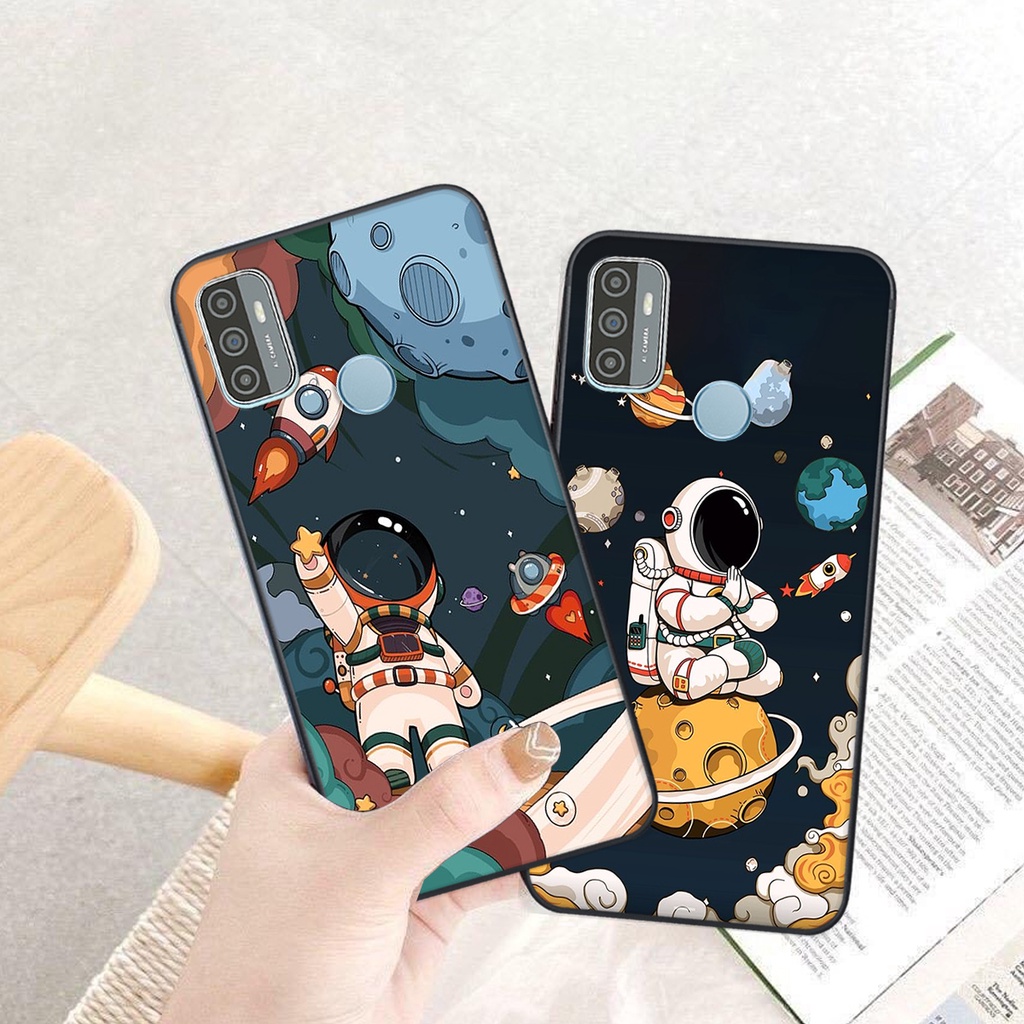 Ốp lưng Oppo A53 in hình Gấu nâu - hồng, Gấu Be@rick  cực CUTE, DỄ THƯƠNG