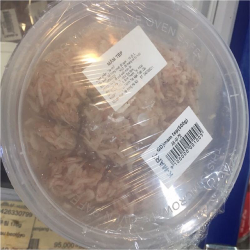 Mắm tép làm kim chi Hàn Quốc 1000g