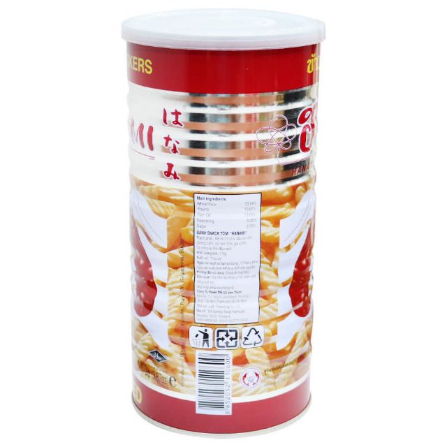 Bimbim Tôm lon Hanami 110g