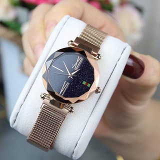 Đồng hồ nữ DIMINI dây lưới nam châm cao cấp DIM1-4