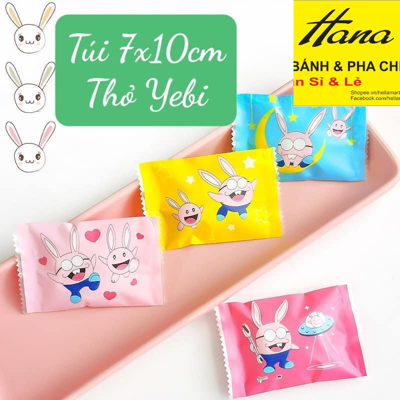 Túi cookie kích thước 7x10cm  (100 chiếc) - GỬI NGẪU NHIÊN