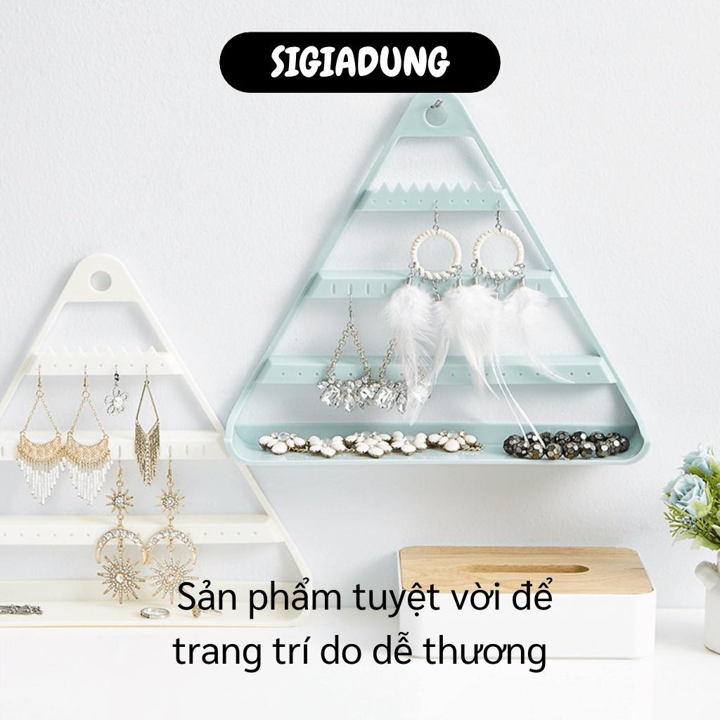 [SGD] Kệ Treo Khuyên Tai - Giá Treo Trưng Bày Bông Tai, Trang Sức Gắn Tường Tiện Lợi 9875