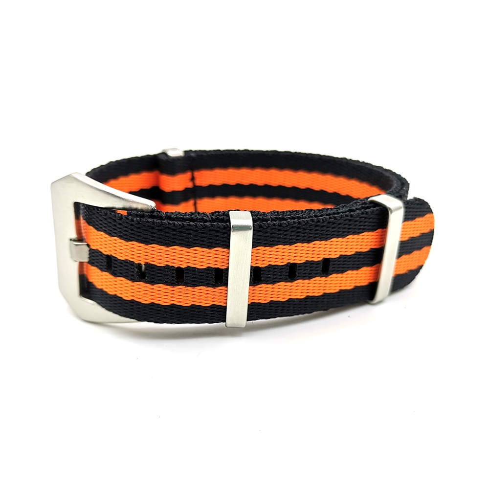 Dây Đeo Đồng Hồ Thay Thế 20mm 22mm Bằng Nylon Họa Tiết Kẻ Sọc Màu Cầu Vồng Cho Nam Và Nữ